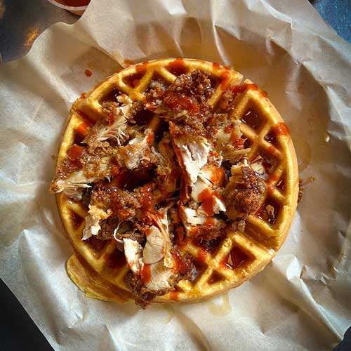 Chicken and Waffles Lunch