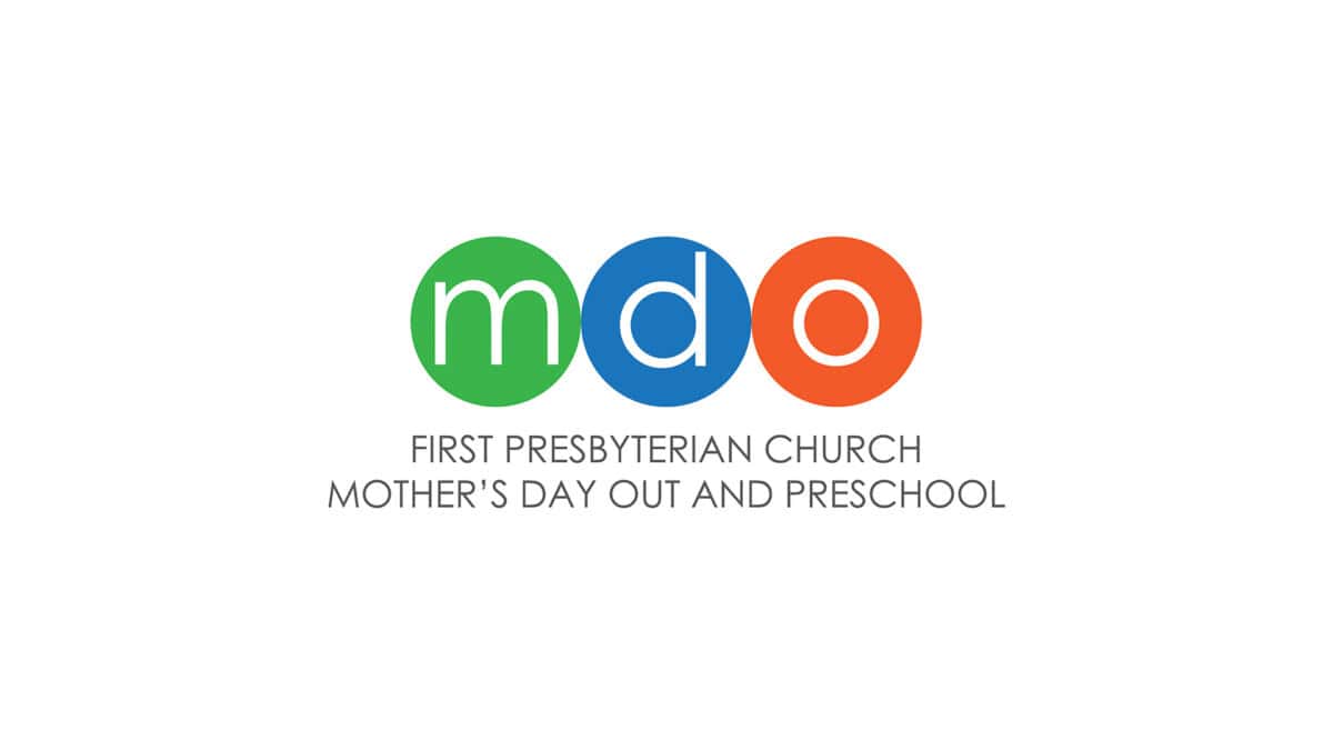 Logo for First Presbyterian Church Mother's Day Out and Preschool, with 